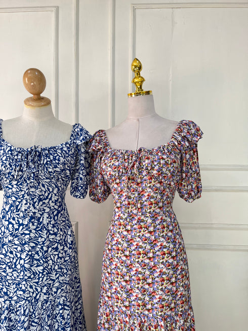 Spring Cotton Floral Dresses